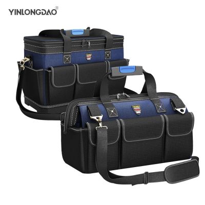 【CW】 Thickened Fabric Electrician 1680D Oxford Wear-Resistant Anti-Fall Storage Toolkit