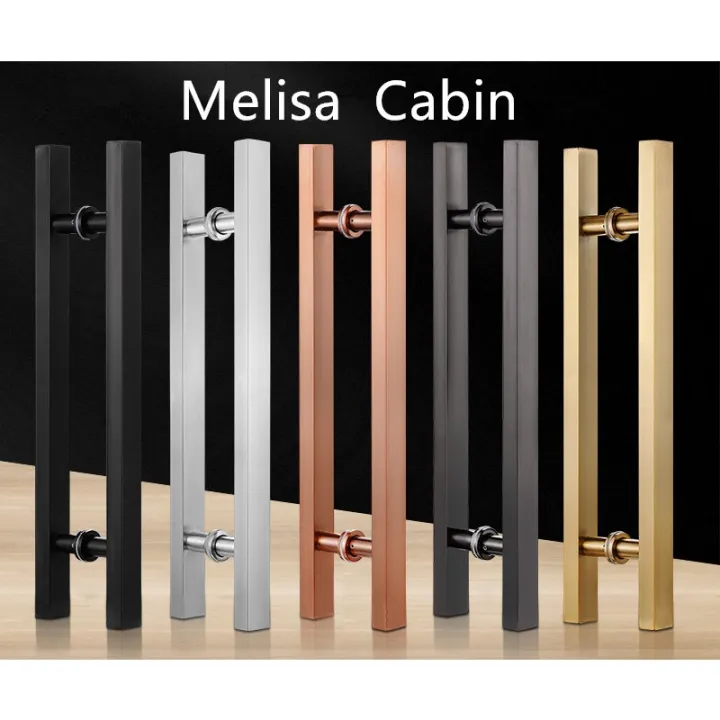 【MC】Heavy Duty All Color Stainless Steel Square Tube Push Pull Door