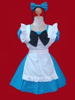 คลาสสิคอลิสเมดสีขาวฟ้า Classic Alice Maid