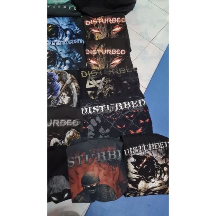 เสื้อวง-เสื้อวินเทจ-disturbed-เสื้องานแท้-ทุกตัว-มือ1-และ-มือ2