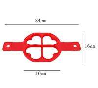 【☑Fast Delivery☑】 siyouyu470 1ชิ้นเครื่องทำแพนเค้กสวยงามแม่พิมพ์แพนเค๊กซิลิโคนเครื่องทำแพนเค้กแบบง่ายไม่ติดอุปกรณ์ทำครัวไข่รูปหัวใจ