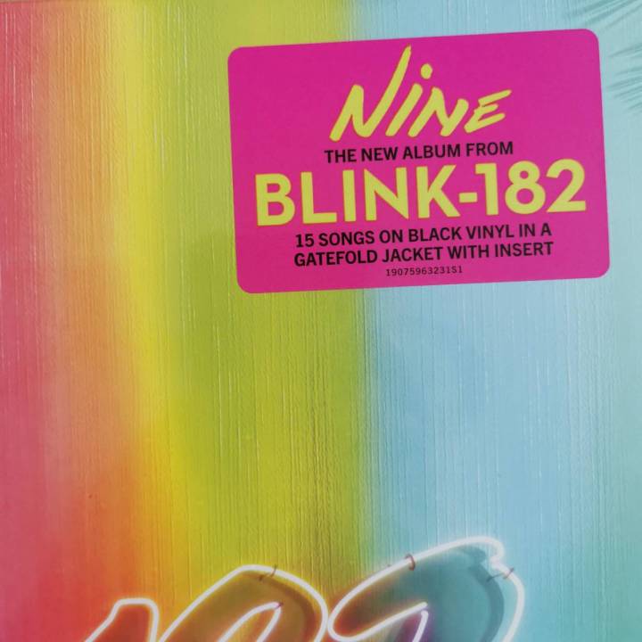 แผ่นเสียง-blink-182-nine-vinyl-lp-album-แผ่นเสียงมือหนึ่ง-ซีล