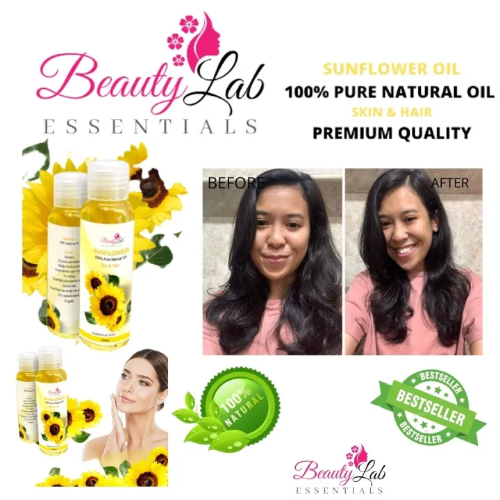 BEAUTY LAB ESSENTIALS Organic Pure Sunflower Seed Oil Original 100m