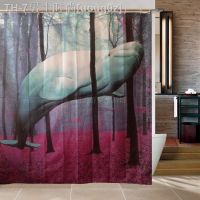 【CW】✣✼  Fantasy art animals Shower Curtain 180x200