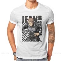 Attack on Titan Shingeki no Kyojin Jean Kirstein T Shirt Vintage Goth Summer Loose Cotton Mens Tees Harajuku O-Neck TShirt