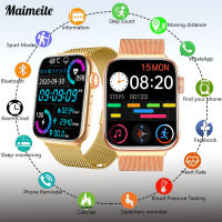 2022ผู้หญิง Smart Watch ผู้ชาย1.8 "สีหน้าจอสัมผัสเต็มรูปแบบติดตามการออกกำลังกายบลูทูธสมาร์ทนาฬิกาสุภาพสตรีกีฬา S Mart W Atch