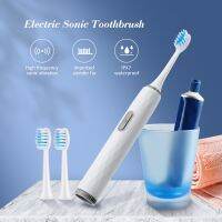 ♘ Newest Sonic Electric Toothbrush Rechargeable for Adults IPX7 Waterproof Whitening Tooth Brushes with 3 Brush Head Travel