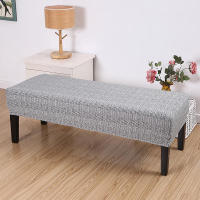 Trendy Printed Stretch Stool Cover Polyester Long Bench Cover Covers for Long Bench Stool 1Pcs Fundas Para Sillas