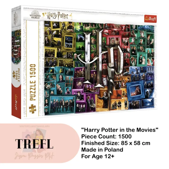 Trefl - Harry Potter, Doni della Morte - Puzzle da 1000 Elementi - Collage con Personaggi del Film, Fai Da Te, Intrattenimento Creativo, Divertimento, per Adulti e Bambini Sopra i 12 Anni
