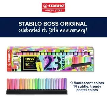 Stabilo Boss Original Highlighter - 23 Piece ARTY Desk Set 