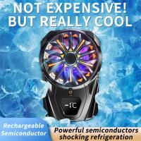 Type-c Cell Phone Cool Heat Sink Cool Rgb Silent Semiconductor High Quality Game Cooler Universal Accessories Electric Phone Fan