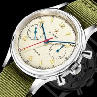 【YF】 Red Star Seagull 1963 Chronograph 38mm Mens Mechanical Watch Pilot ST19 Movement Air Force Aviation Clock 40mm Stop WristWatch