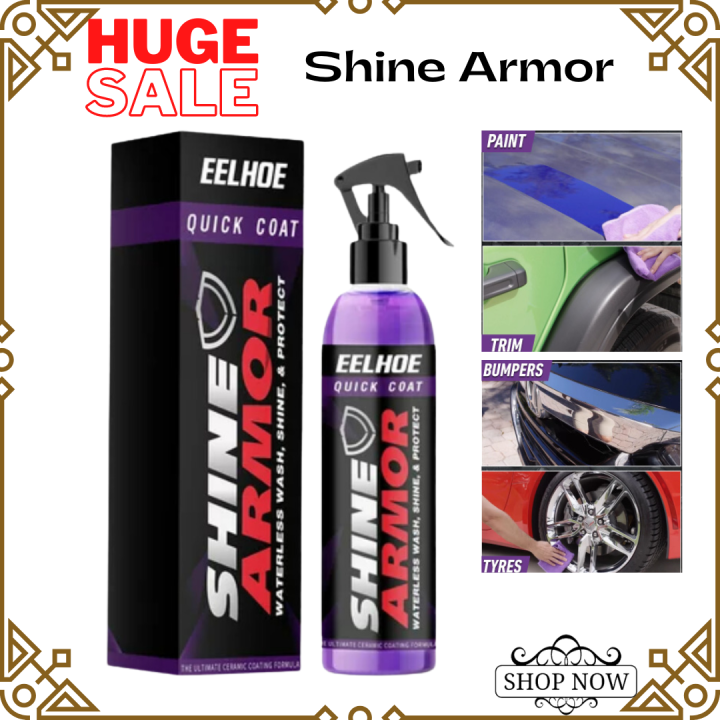 SHINE ARMOR Fortify Quick Coat Ceramic Coating Car Wax Polish Spray