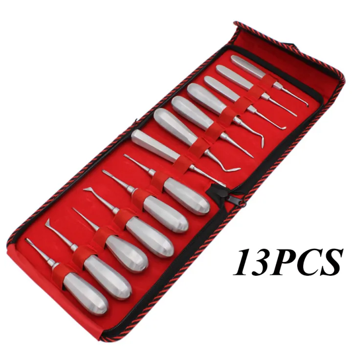 13Pcs/set Dental Elevator Set Made in Pakistan Teeth Extraction Tooth