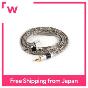 TRN T2 16 Core Silver Plated HIFI Upgrade Cable 3.5/2.5mm Plug MMCX/2Pin  Connector For TRN V80 V3 AS10 IM2 IM1 T2 C10 C16 S2