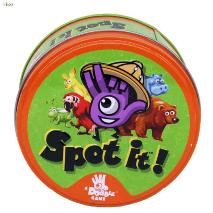 Yancey Party English Card Spot It Game Multiple MiniGame Allow for