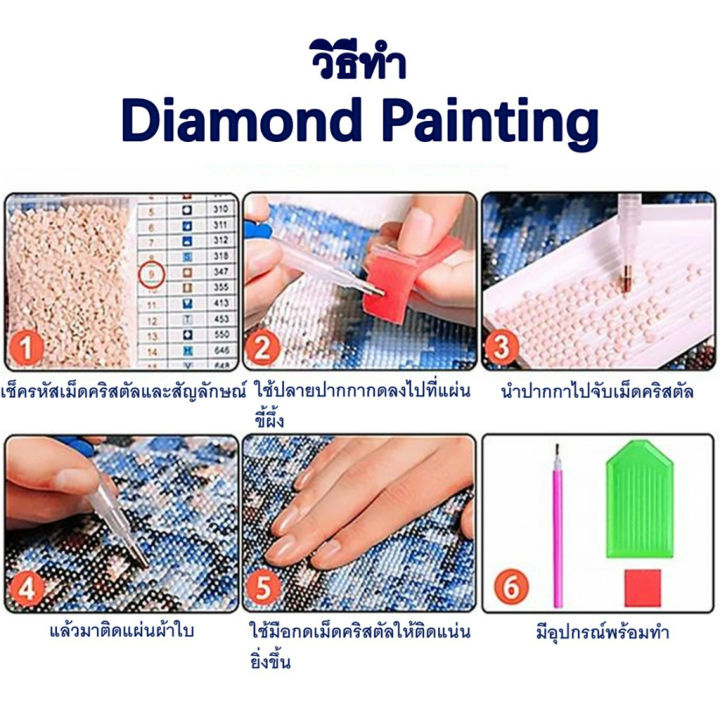 ครอสติสคริสตัล-ปักครอสติส-diamond-painting-ภาพมงคลประดับบ้าน-มี20กว่าลายให้เลือก-เสริมดวงปัง-รับโชคดี-ภาพติดเพชร-ศิลปะ