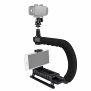 CW Portable C Type Handheld Camera Stabilizer Holder Flash Bracket Mount