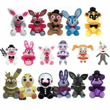 18cm FNAF Plush Toys Freddy Fazbear Bear Foxy Rabbit Bonnie Chica Peluche  Juguetes 5 Nights At Freddy Plushie Fnaf Plush Toys - AliExpress