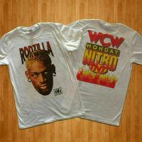 【New】Gildan -   HOT NEW 90s Rodzilla T-shirt Dennis Rodman nWo WCW wwf wwe Tee 1998 TNT Sz USA vLL1