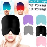 ☬▬ Gel Hot Cold Therapy Headache Migraine Relief Cap For ChemoSinusNeck Wearable Therapy Wrap Stress Pressure Pain Relief Massage