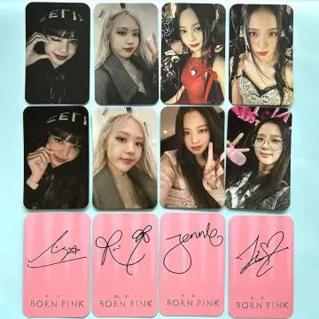 4pcs/set BLACKPINK photocards BORN PINK LOMO Card collection card Postcard