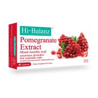 [ผลิตภัณฑ์ดูแลผิว] Hi-Balanz Pomegranate Extract สารสกัดจากทับทิมผสมวิตามินซี 1 กล่อง 30 แคปซูล