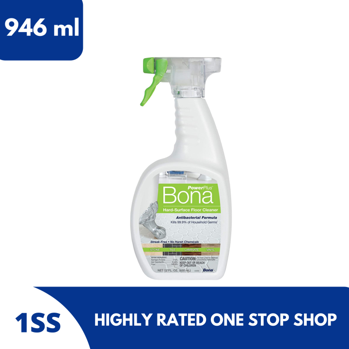 Bona Hard Surface Floor Cleaner Antibacterial Formula Trigger, 946ml