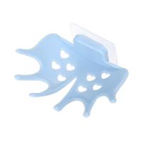 PVC Soap Box Maple Leaf Design Punch-free Strong Adhesive Soap Dishs Bathroom Drain Soap Holder Tray Accessories