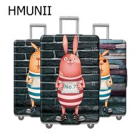 [Koala Travel] ผ้าคลุมป้องกันกระเป๋าเดินทางลายการ์ตูน HMUNII สำหรับ18 39; 39; 32 39; 39; 39; กระเป๋าเดินทางอุปกรณ์เสริมผ้าคลุมกระเป๋าเดินทางแบบยืดหยุ่นได้