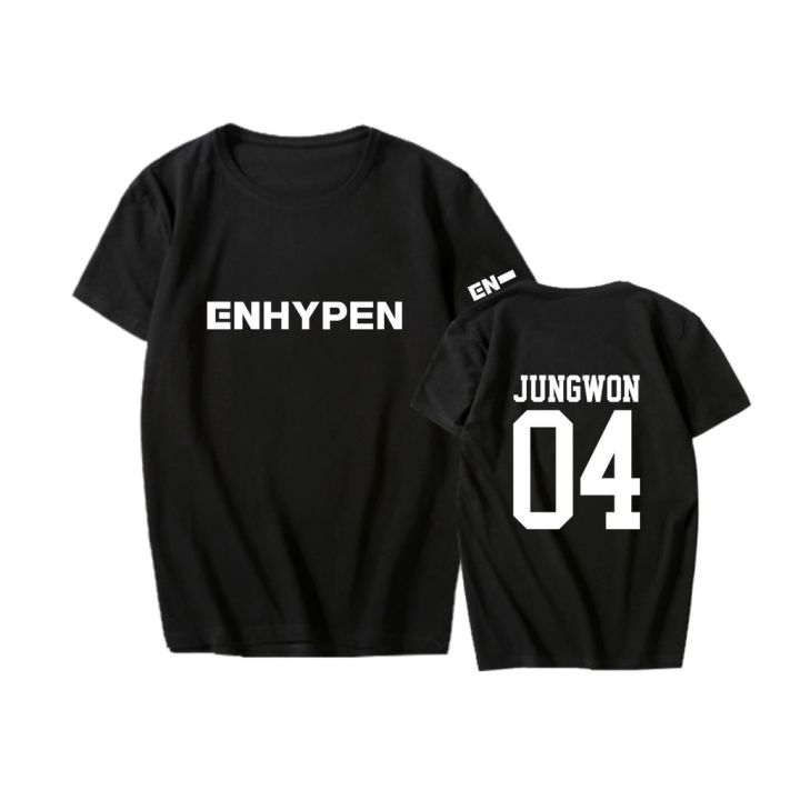 เสื้อยืดพิมพ์ลาย-kpop-enhypen-debut-show-day-one-สําหรับผู้หญิงและผู้ชายs-5xl
