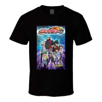 เสื้อผ้าผชโปสเตอร์ภาพยนตร์อนิเมะ Beyblade Film And TV Show ขนาด XL สีดําS-5XL  MSZR