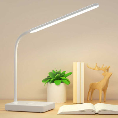LED Desk Lamp USB Rechargeable Foldable Eye Protection Touch Dimmable Reading Table Lamp Led Light 3 Level Color