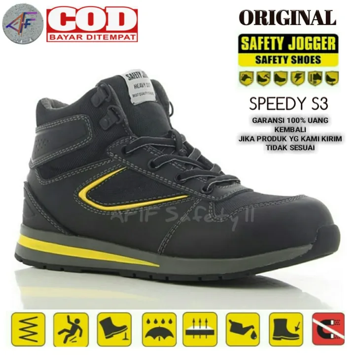 SEPATU SAFETY JOGGER SPEEDY S3 HRO SRC / sepatu safety jogger /sepatu