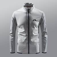 Breathable Zipper Fishing Jacket 2023 New Summer J Lindeberg Golf Jacket Men Outdoor Sports Golf Suit Windbreaker Lightweight Towels