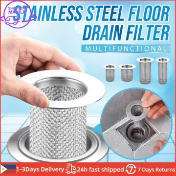 1pc Kitchen Sink Drain Strainer With Filter Basket For Dish Washing, Sink,  Floor