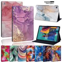 For Samsung Galaxy Tab A 10.1 2019/2016/TabA 7.0/9.7/10.5"/Tab E 9.6/ S5E Tablet Protective Watercolor Leather Stand Cover Case Cases Covers