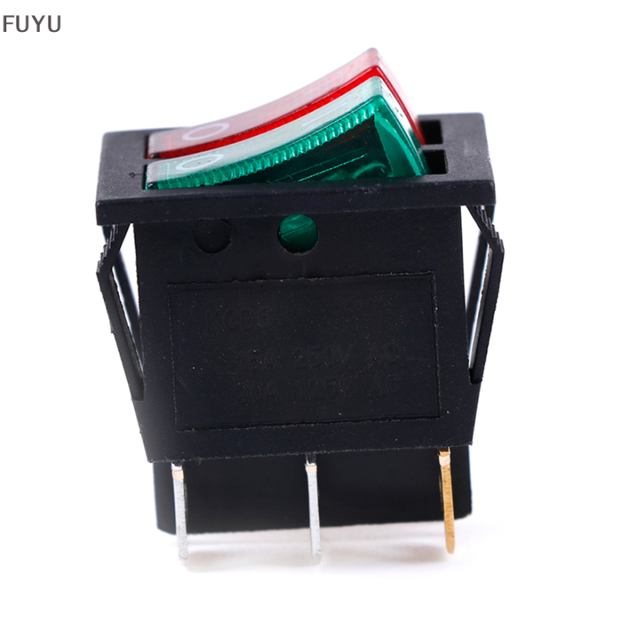 fuyu-6-pin-on-off-double-spst-rocker-boat-switch-250v-15a-125v-20a-red-green-light