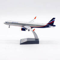 1:200 Scale Diecast โลหะผสมโลหะ A321NEO VP-BPP AV2043 Aeroflot รัสเซียสายการบินเครื่องบินเครื่องบินรุ่น Landing Gears ของเล่น