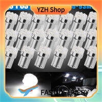 YZH Shop หลอดไฟ20ไฟ Led ชิ้น1156 Ba15s ไฟท้ายเบรค9smd ไฟหลังถอยหลัง360องศาหลอดไฟหลอดไฟสีขาว1141 6000K