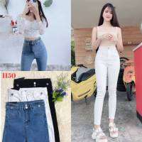 ?Richy Shop99??ลดล้างสต็อก? 1150 กางเกง​ยีนส์​เอว​สูง​ผ้ายืดขาเดฟมีกระดุม​2เม็ด ข้างๆเอวมี​กระดุม​ด้วยนะคะ เก๋มาก​ ต้องมีแล้วป่ะ