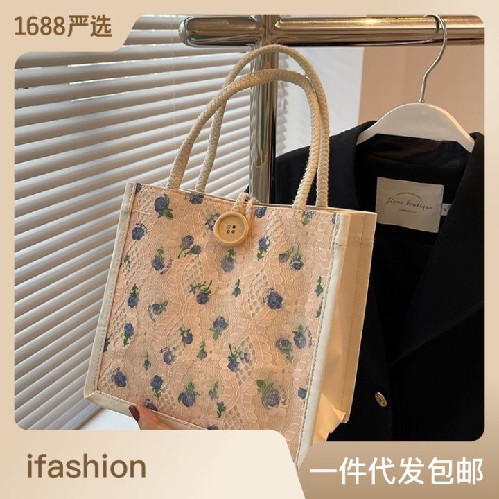 in-stock-wholesale-internet-celebrity-same-style-student-versatile-handheld-lunch-box-lunchbox-bag-female-korean-style-western-style-outing-small-bag