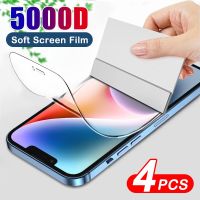 4PCS Full Cover Hydrogel Film For iPhone 14 13 12 11 Pro XS Max Mini Screen Protector For iPhone XR 7 6s 8 Plus Film Not Glass