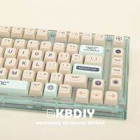 ชุดกุญแจพลาสติก Kbdiy XDA โปรไฟล์ PBT DYE-SUB สำหรับคีย์บอร์ดแบบกลไกชุดตัวครอบปุ่มคีย์บอร์ด140 DIY ออกแบบได้เอง Anne Pro 2 Ik75 TM680