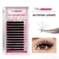 Misslamode Easy Fanning ขนตา1sec Fast Blooming 0.07 C/D/D + ปริมาณพัดลมอัตโนมัติ Eyelashes Lashes