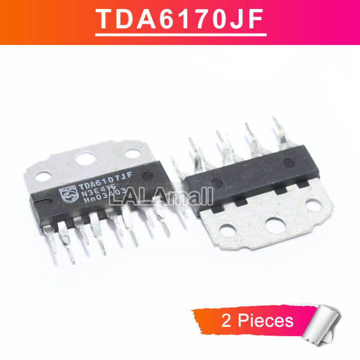 2Pcs TDA6107JF TDA6107 TDA 6107 JF ZIP-9 9Pin Triple วิดีโอเอาท์พุท ...