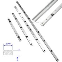 อลูมิเนียมอัลลอยด์ที-แทร็คสล็อตแทร็คติดหลอดไฟและบาร์เลื่อนตารางเห็น Miter ก้านวัดเครื่องมืองานไม้ DIY