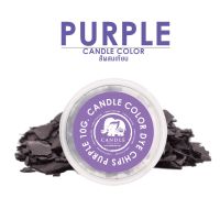 phc8 ชุดระบายสี สีน้ำ สีโปสเตอร์ อย่างดี สีฝุ่น สีเทียน สีชอ Candle Color Purple  10 g. - สีเทียนสีม่วง 10 กรัม
