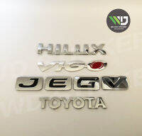 โลโก้ TOYOTA HILUX VIGO ติดท้าย  **ราคาต่อชิ้น**   **หากมีข้อสงสัยทักแชทก่อนสั่งซื้อสินค้า**