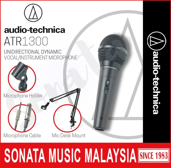 Audio Technica ATR1300 Unidirectional Dynamic Vocal/Instrument